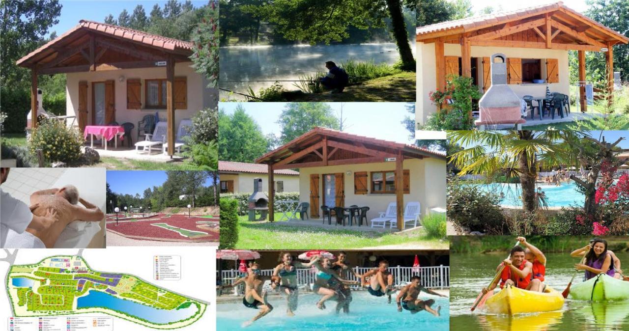 Готель Camping Les Lacs De Courtes Estang Екстер'єр фото